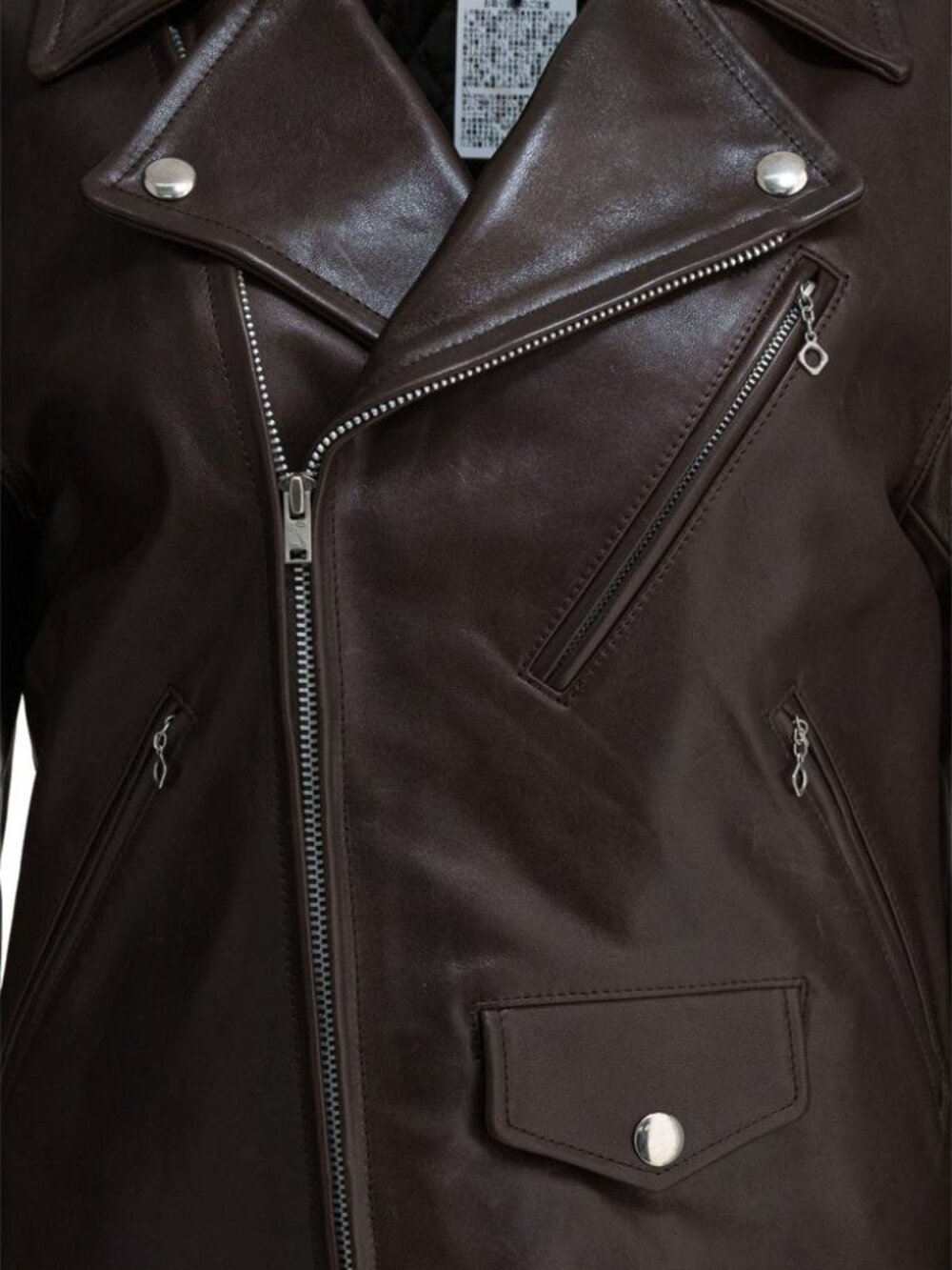 Auralee Riders Leather Jacket Tag Size 4 Men - Picture 3 of 4